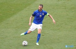 【沙巴娱乐】14场！博努奇追平基耶利尼的意大利非门将球员欧洲杯出场纪录